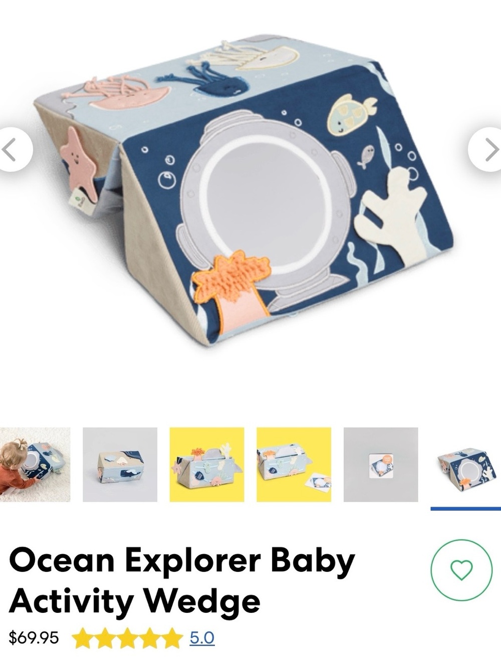 Ocean Explorer Baby Activity Wedge